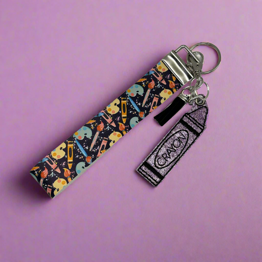 Crayon Keychain and Wristlet