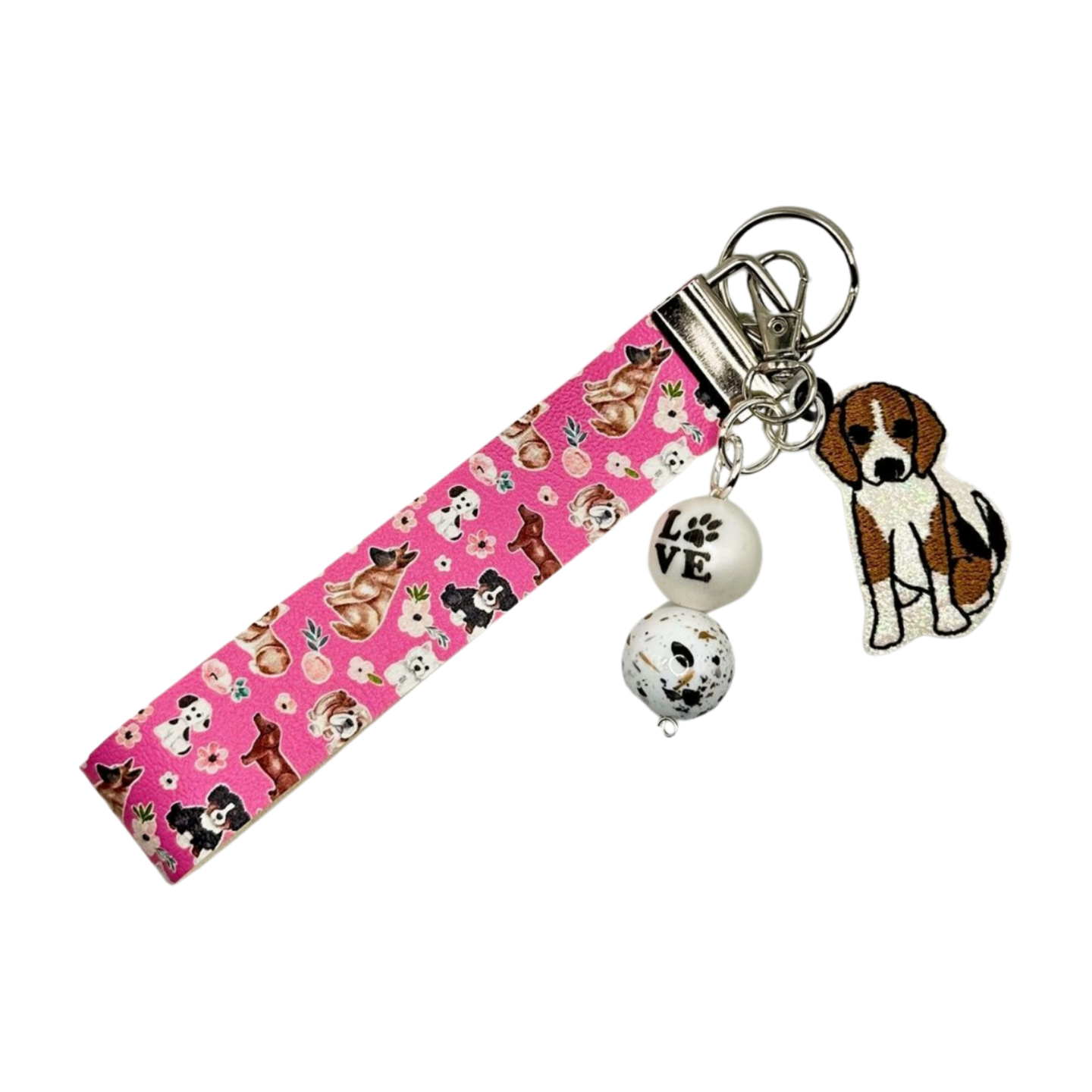 Beagle Keychain and Wristlet