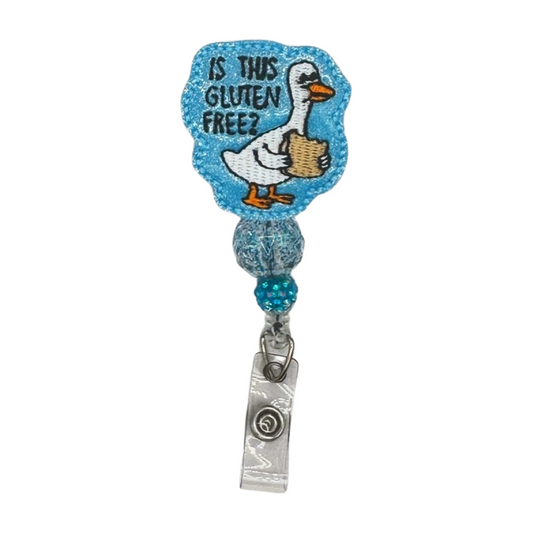 Is this glutten free duck badge reel