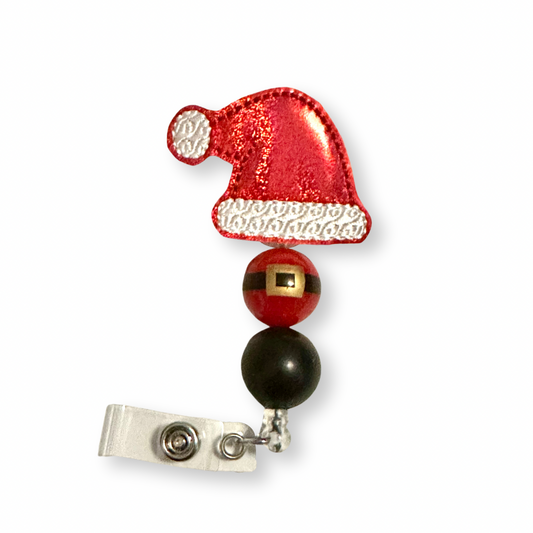 Santa Hat Badge Reel