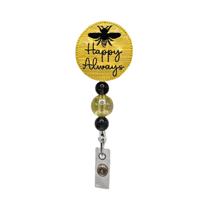 Bee Happy Always Badge Reel