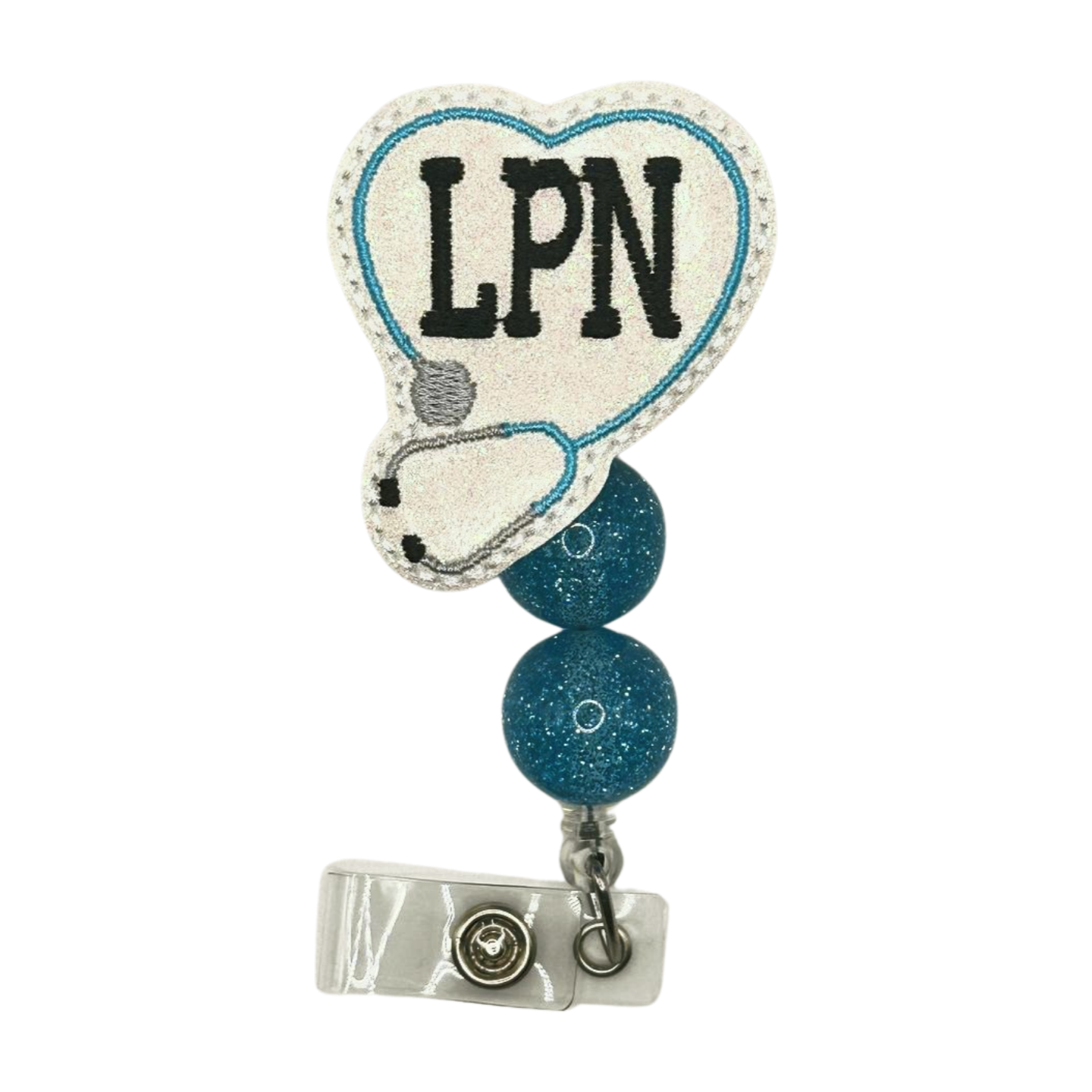 LPN Beaded Badge Reel