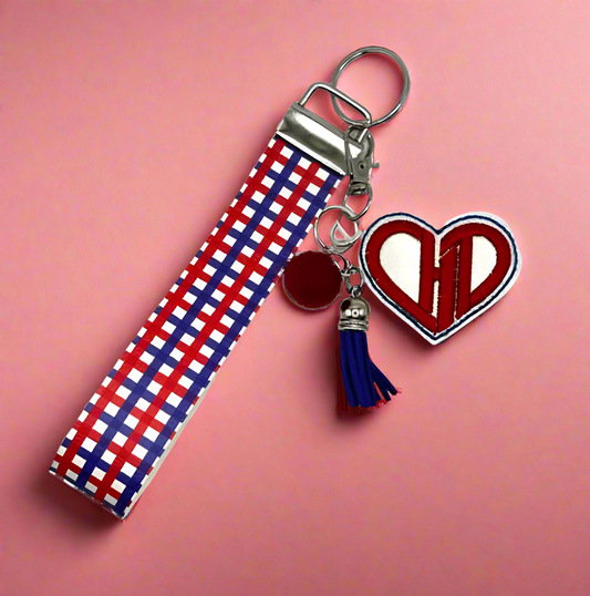 Congenital Heart Defect Keychain and Wristlet