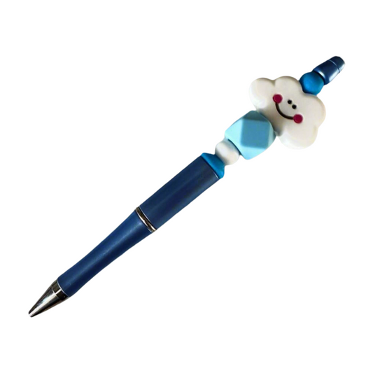 Happy Cloud Beaded Pen