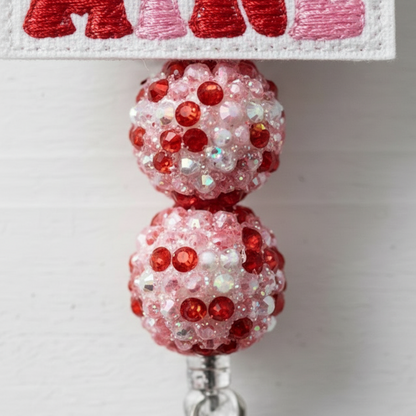 Be Mine Pink Badge Reel