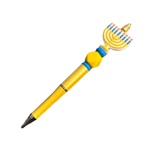 Menorah Beaded Pen