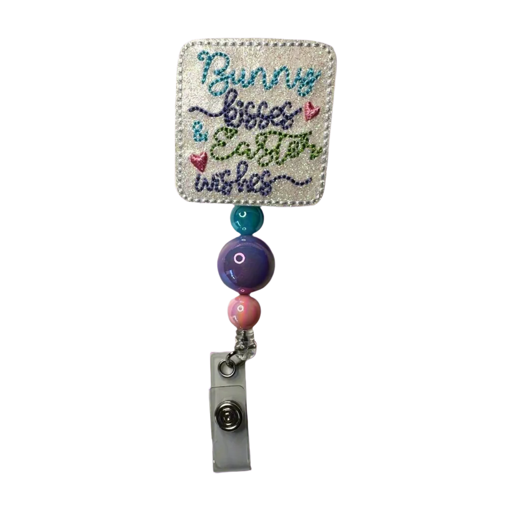 Bunny Kisses and Easter Wishes Badge Reel