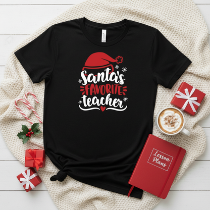 Santa’s Favorite Teacher T-shirt