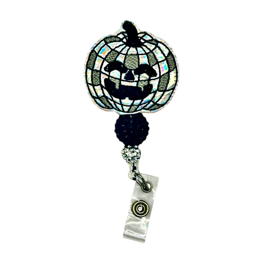 Disco Pumpkin Badge Reel