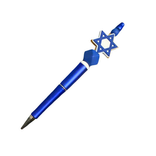 Star of David Beaded Pen