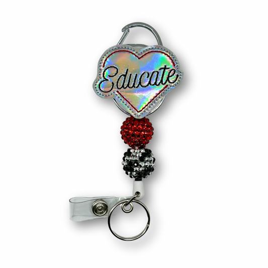 Educate Heart Badge Reel