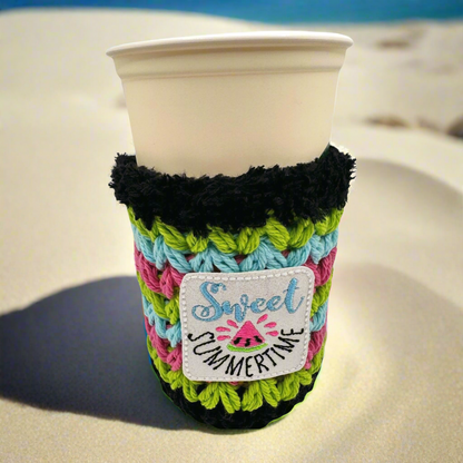 Sweet summertime cold drink cozy