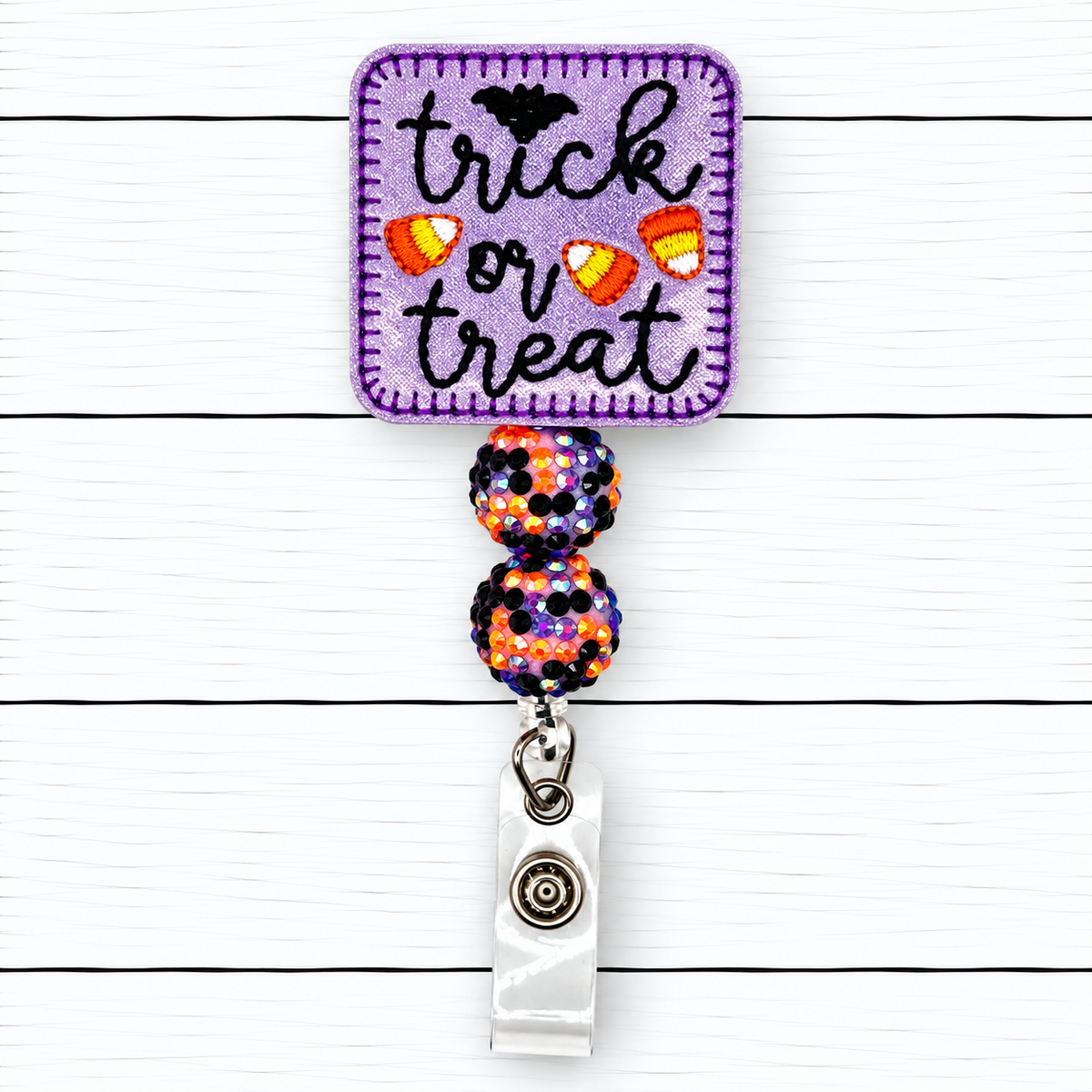 Trick or Treat Halloween Badge Reel