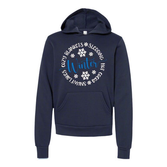 Winter Circle Hooded Sweatshirt