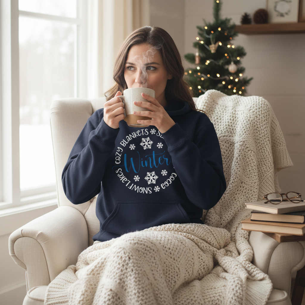 Winter Circle Hooded Sweatshirt