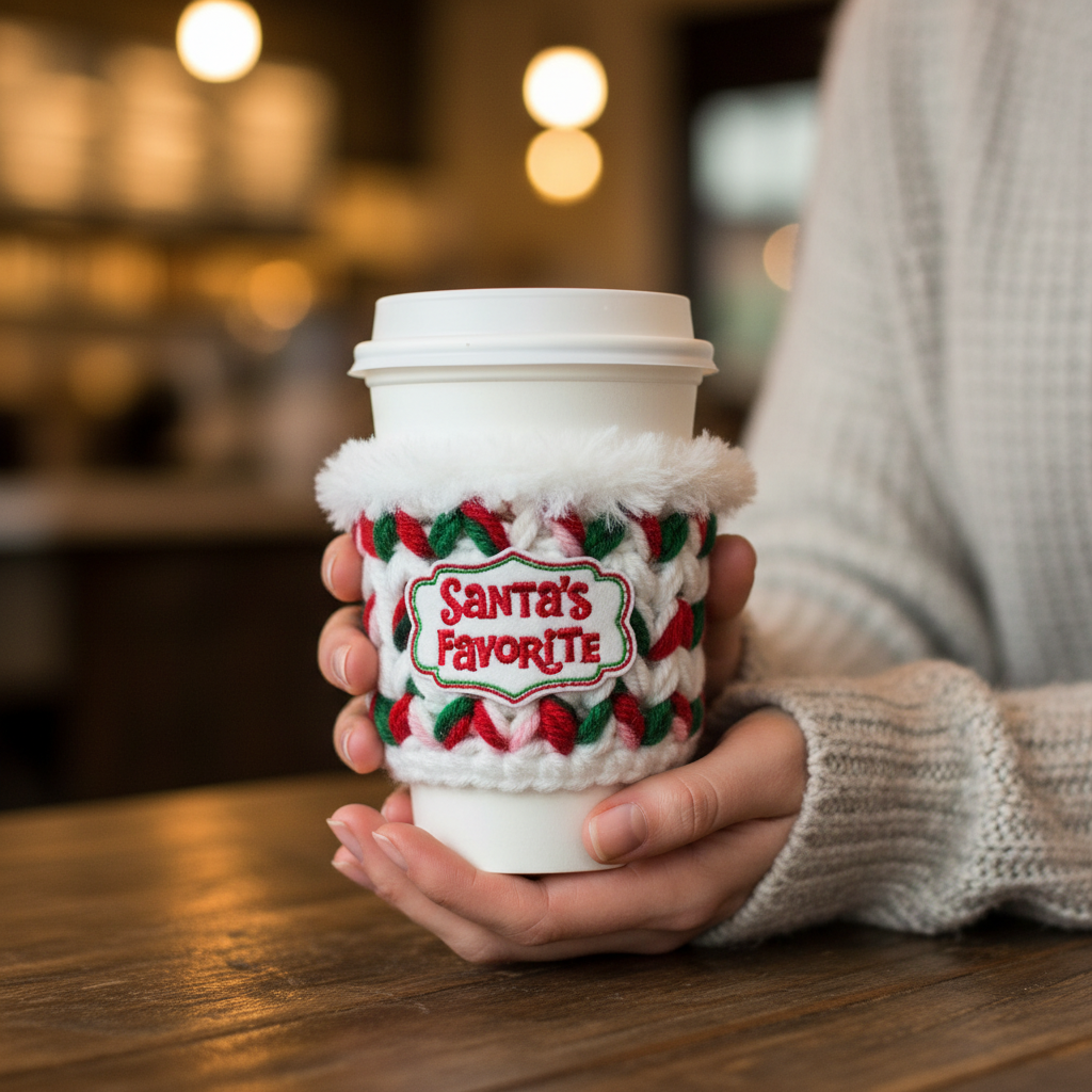Santa’s Favorite Coffee Cozy