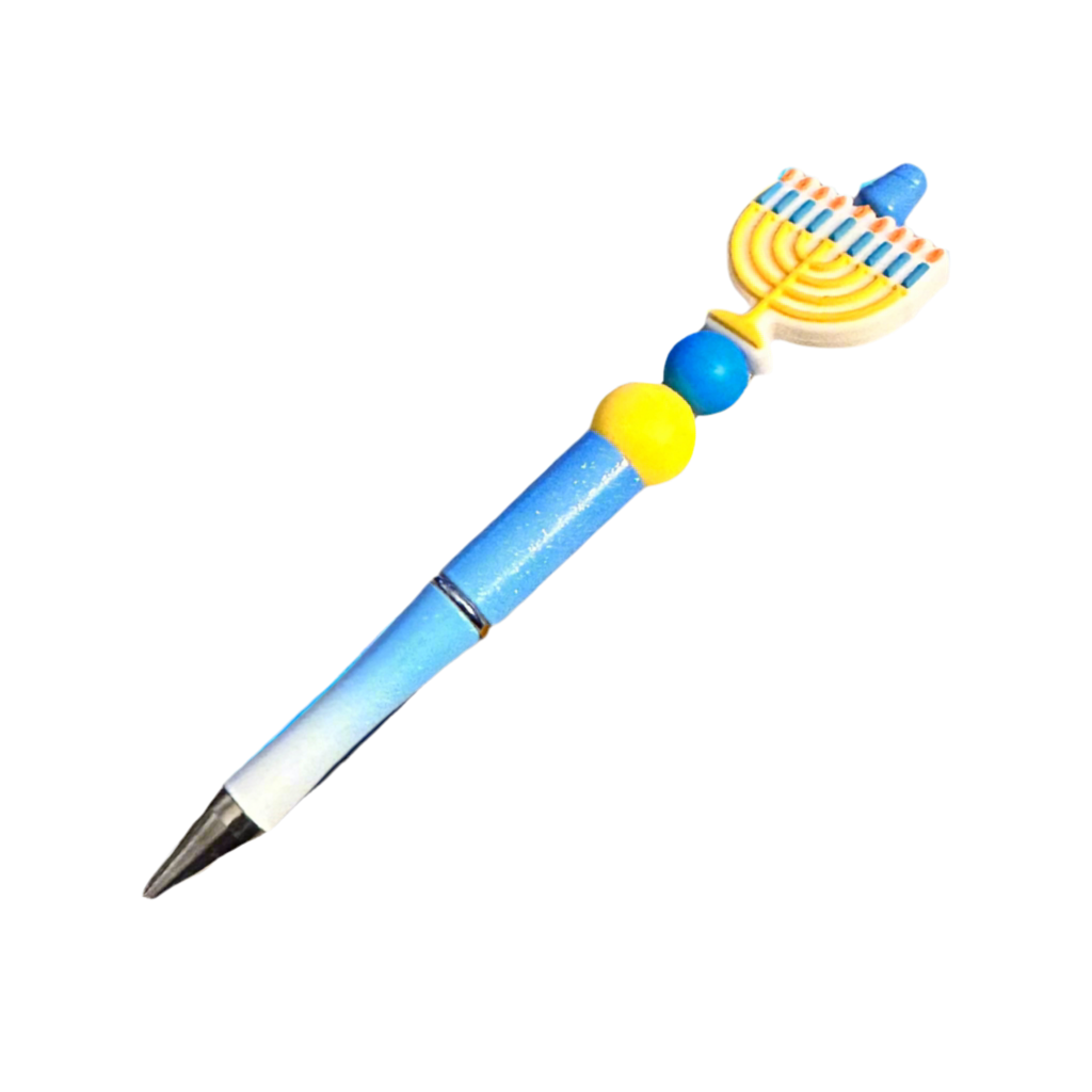 Menorah Beaded Pen