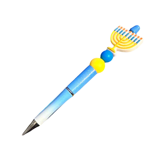 Menorah Beaded Pen