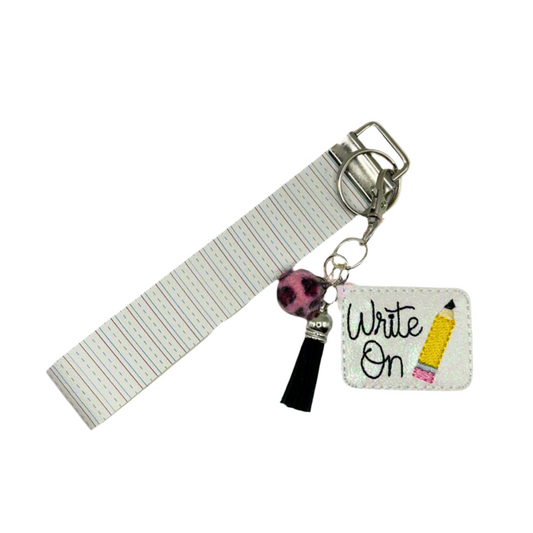 Write On Keychain and Wristlet
