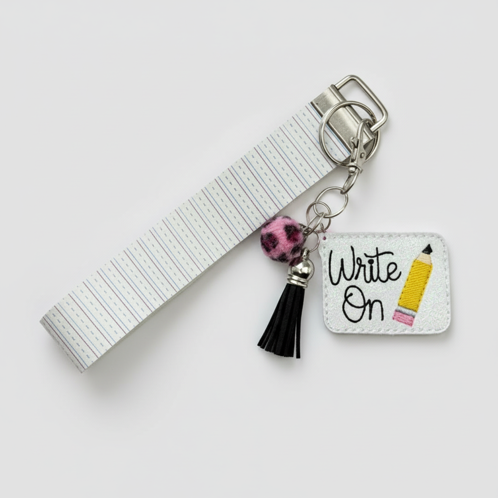 Write On Keychain and Wristlet