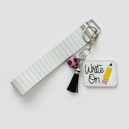 Write On Keychain and Wristlet