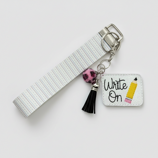 Write On Keychain and Wristlet