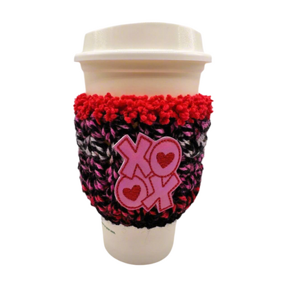 Red XOXO  Coffee Cozy Sleeve