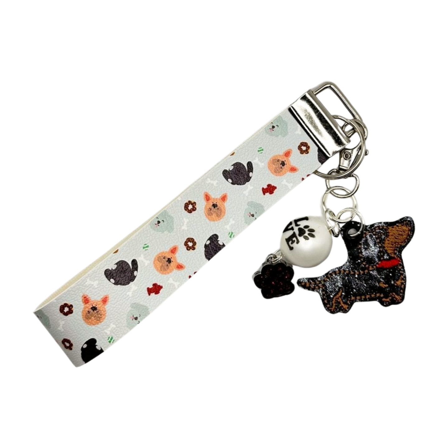 Dachsund Keychain and Wristlet