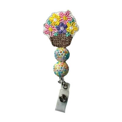 Flower Bouquet Badge Reel