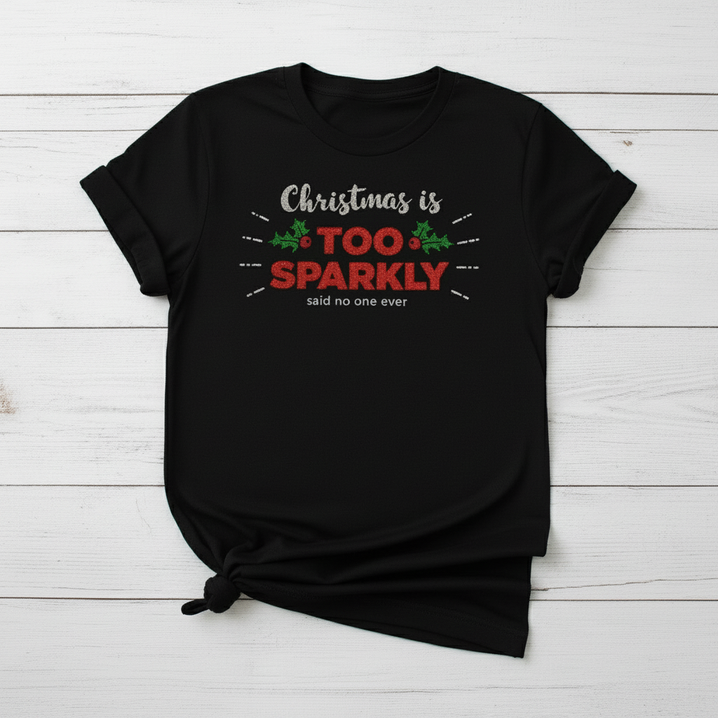 Christmas is Too Sparkly, Said No One Ever T-Shirt