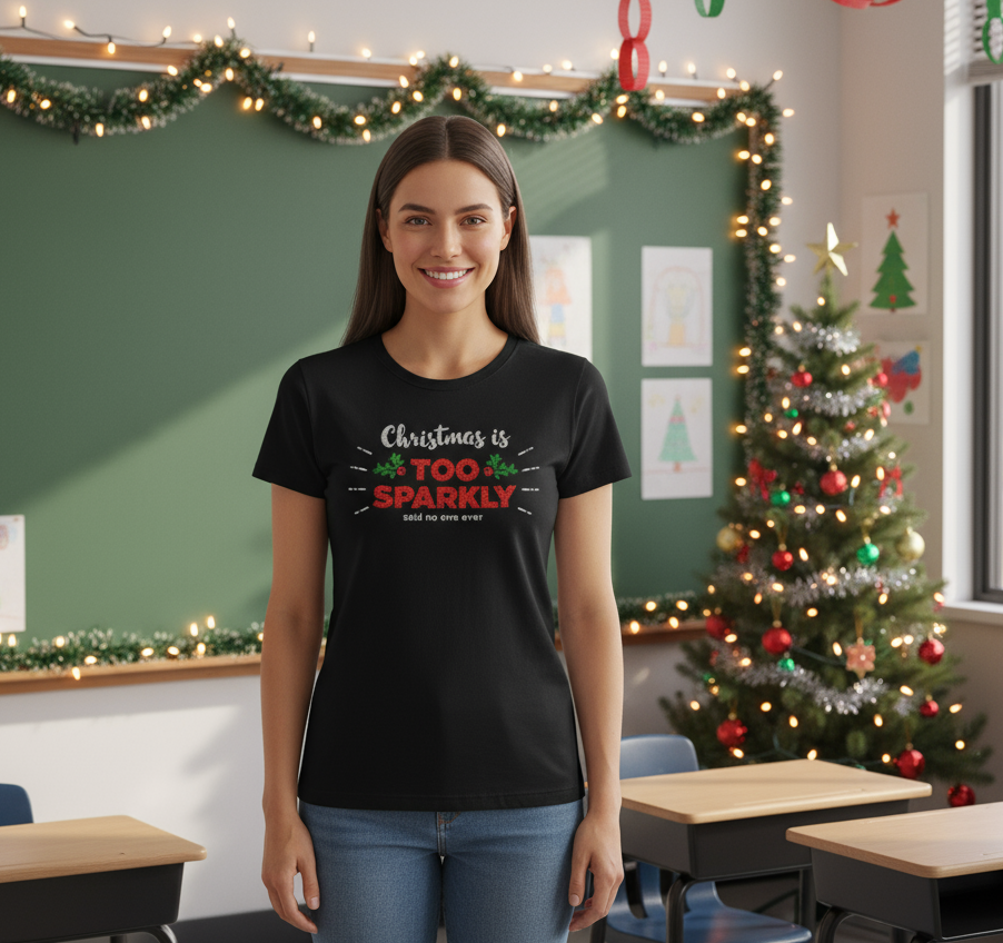 Christmas is Too Sparkly, Said No One Ever T-Shirt