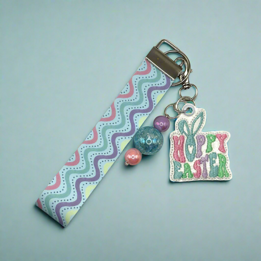 Hoppy Easter Keychain and Wristlet