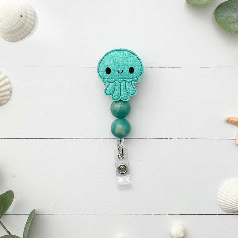 Jelly Fish Badge Reel