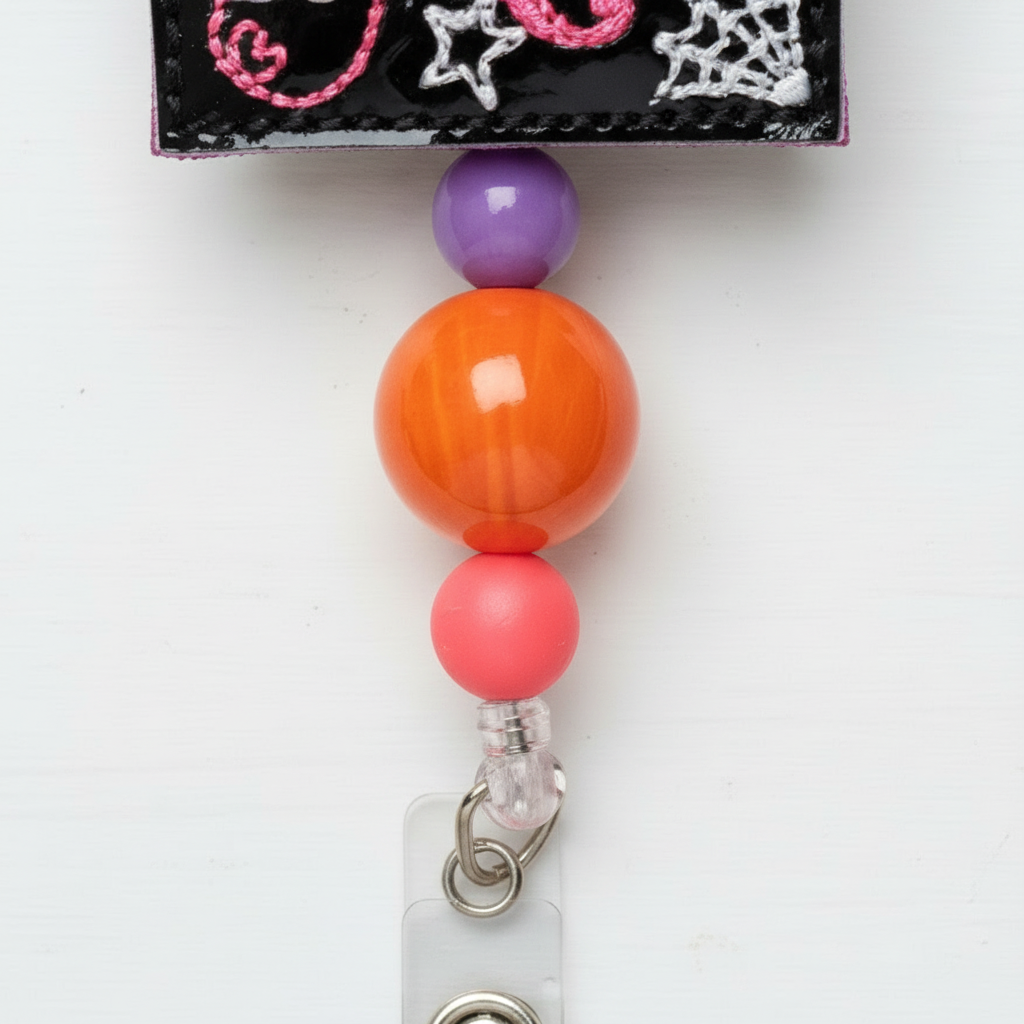 One Spooky Nurse Badge Reel