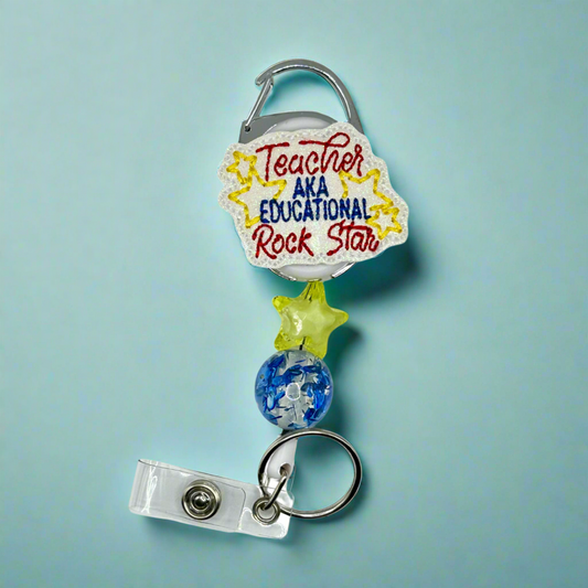 Educational Rockstar Badge Reel
