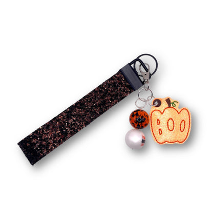 Boo Pumpkin Keychain and Wristlet