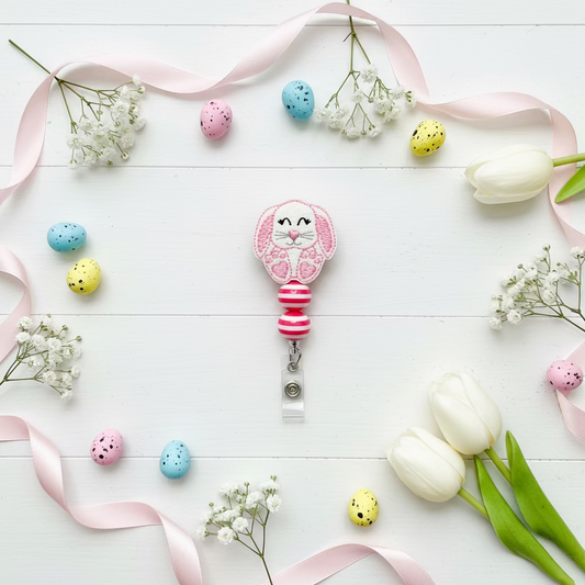 Floppy Ear Bunny Badge Reel