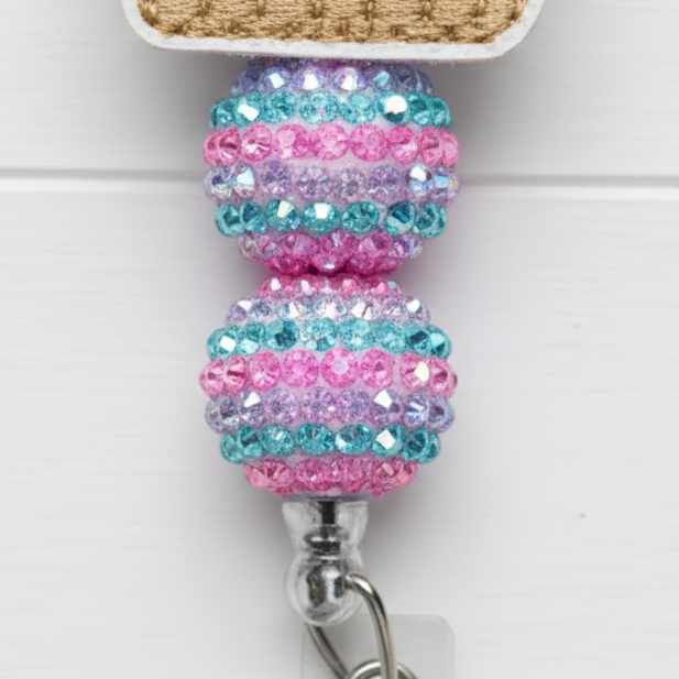 Bunny in Basket Badge Reel