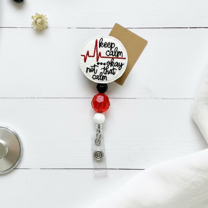 Keep Calm - Not That Calm Badge Reel