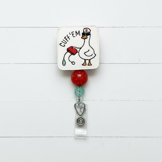 Cuff-em Badge Reel