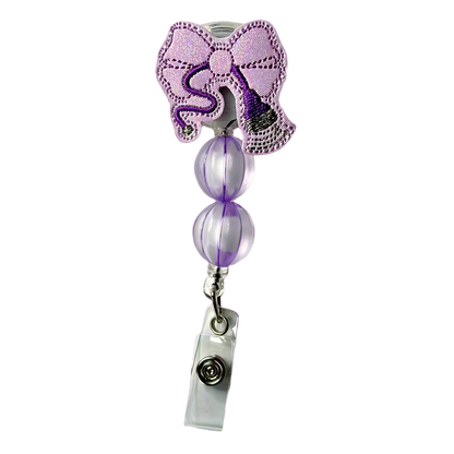 Bow Stethoscope Badge Reel