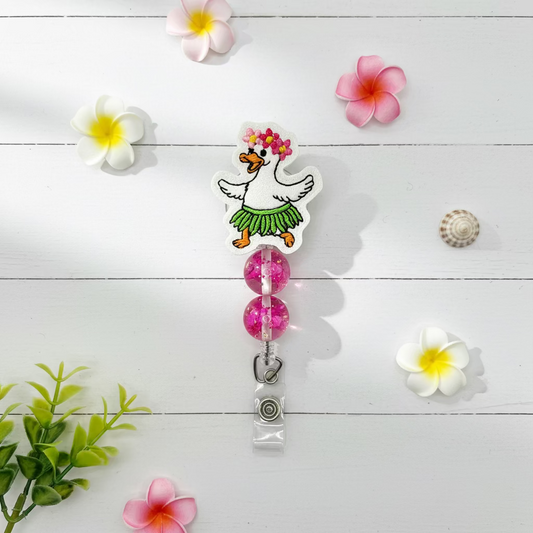 Hula Goose Badge Reel