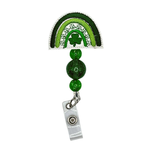 Shamrock Rainbow Badge Reel