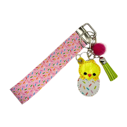 Chick in Egg Keychain and Wristlet