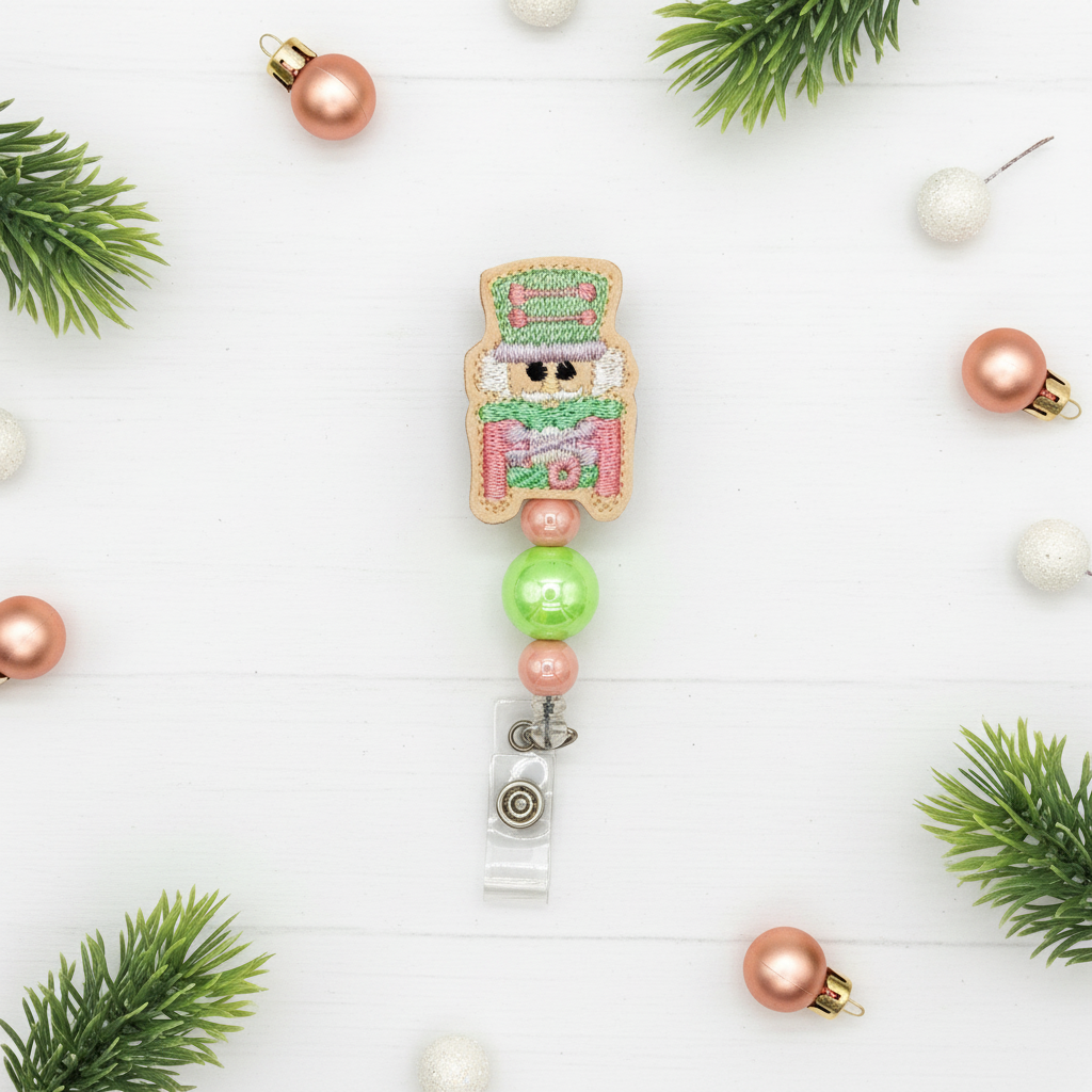 Pastel Nutcracker Badge Reel