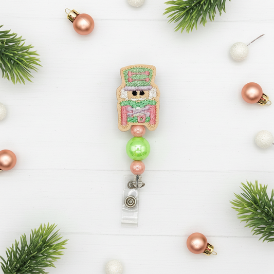 Pastel Nutcracker Badge Reel