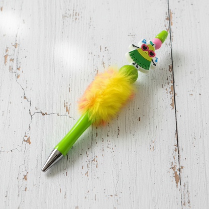 Hula Pear Beaded Pen