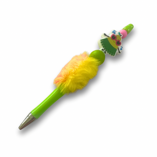 Hula Pear Beaded Pen