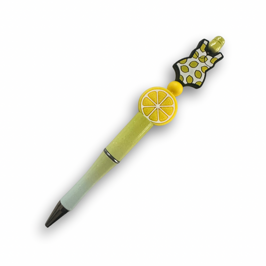 Lemon Swimsuit Beaded Pen