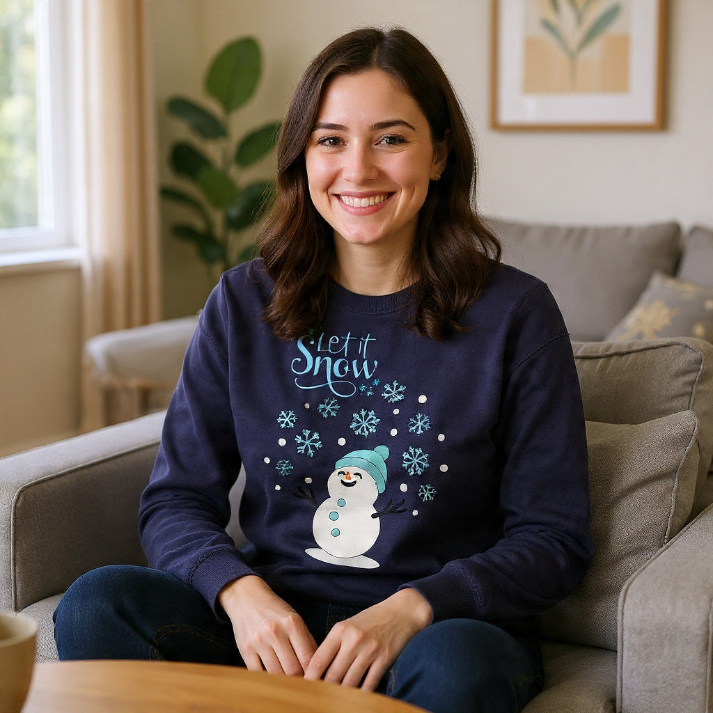 Let It Snow Snowman Sweatshirt